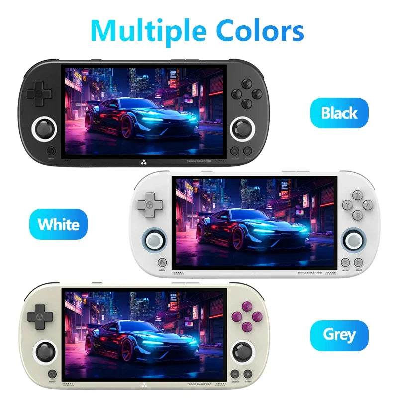 POWKIDDY Trimui Smart Pro 4.96 Inch 1280*720 Ips Screen Open-Source Linux Retro Handheld Game Console Children's Gifts